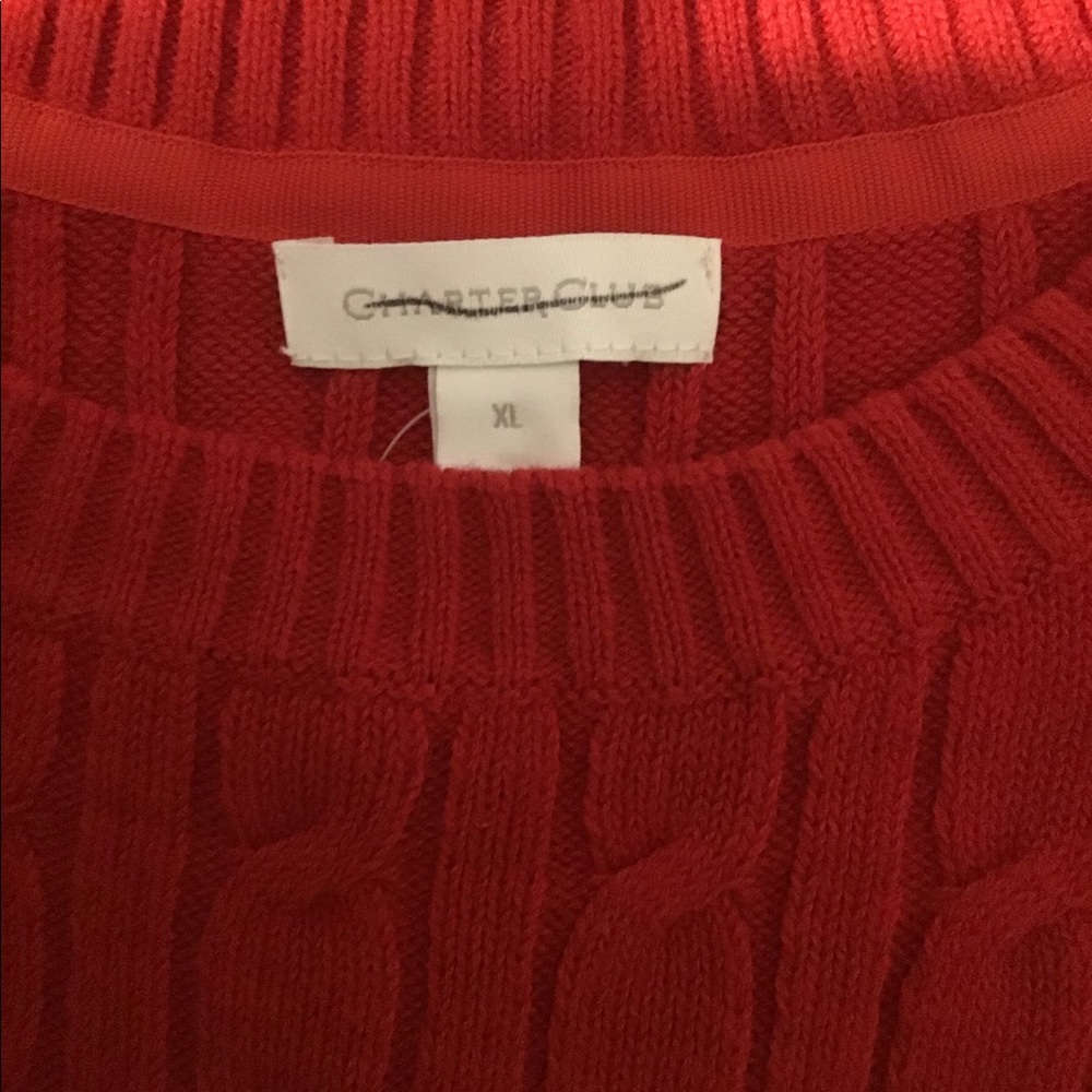 Charter Club Core Table Sweater (NWT) - Picture 8 of 9